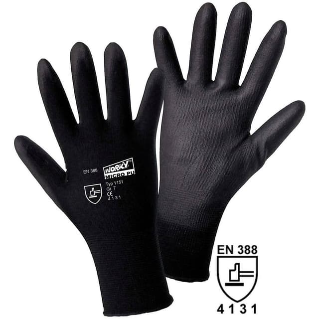 L+D worky MICRO black Nylon-PU 1151-XXL Nylon