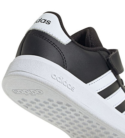 adidas Performance Sko -  Grønd Court 2.0 EL - Sort/Hvid