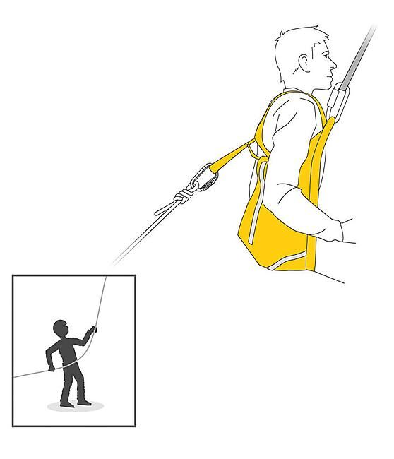 PETZL - SYSTEME EVACUATION BRASSIERE THALES