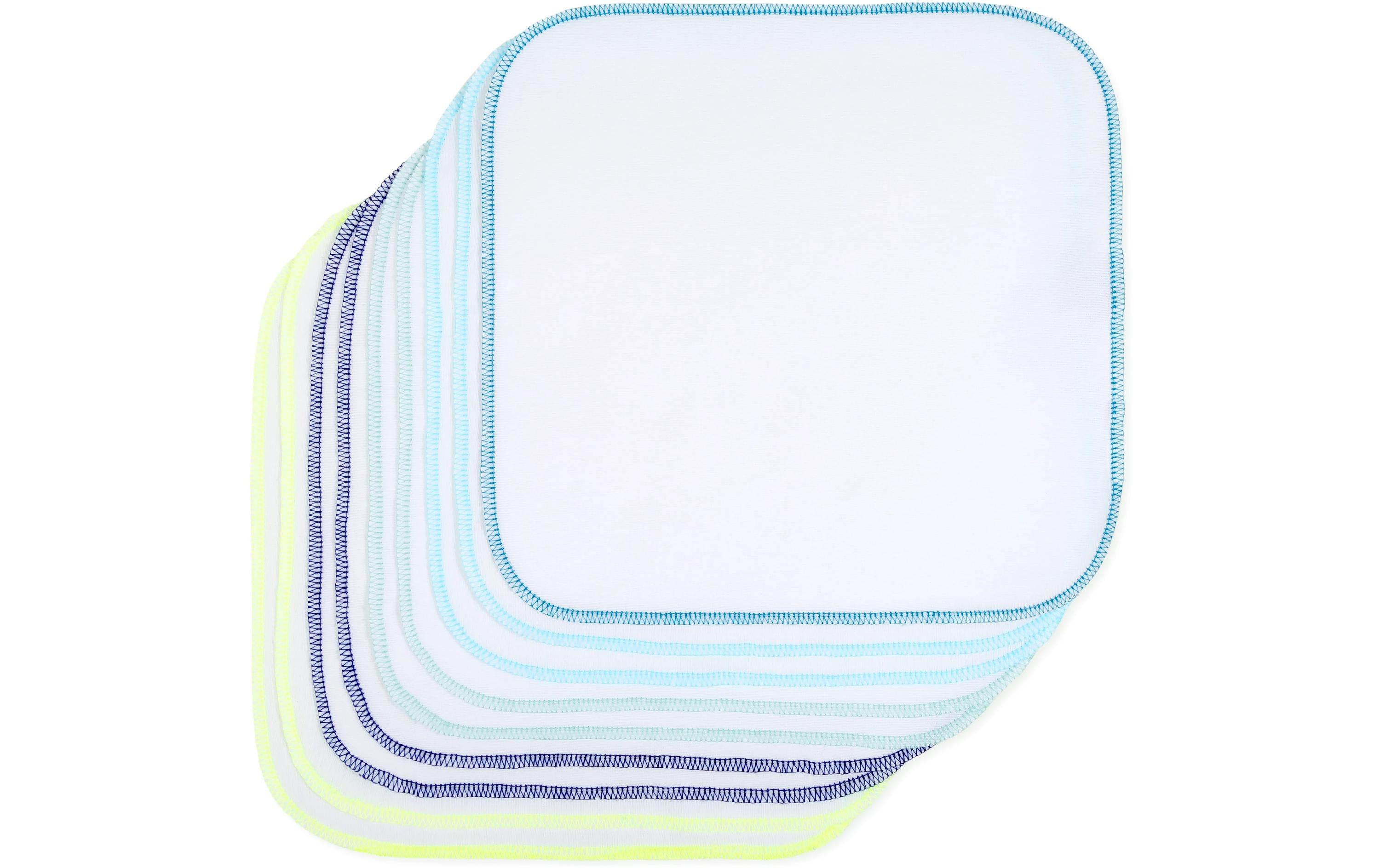 Moltonwaschlappen 9-er Set 30 x 30 cm, BlauKinderwaschlappen
