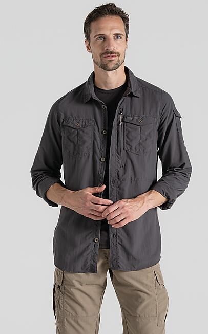 CRAGHOPPERS - CHEMISE NOSILFE ADVENTURE LS M