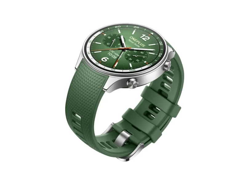 OnePlus Watch 2R - 46 mm - aluminiumslegering - smart ur med rem - silikone - håndledsstørrelse: 140-210 mm - display 1.43
