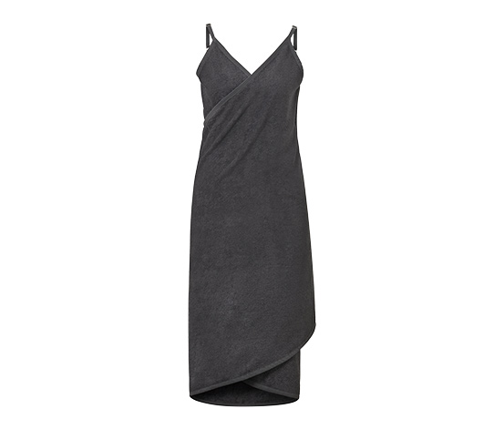 Handtuchkleid, anthrazit
