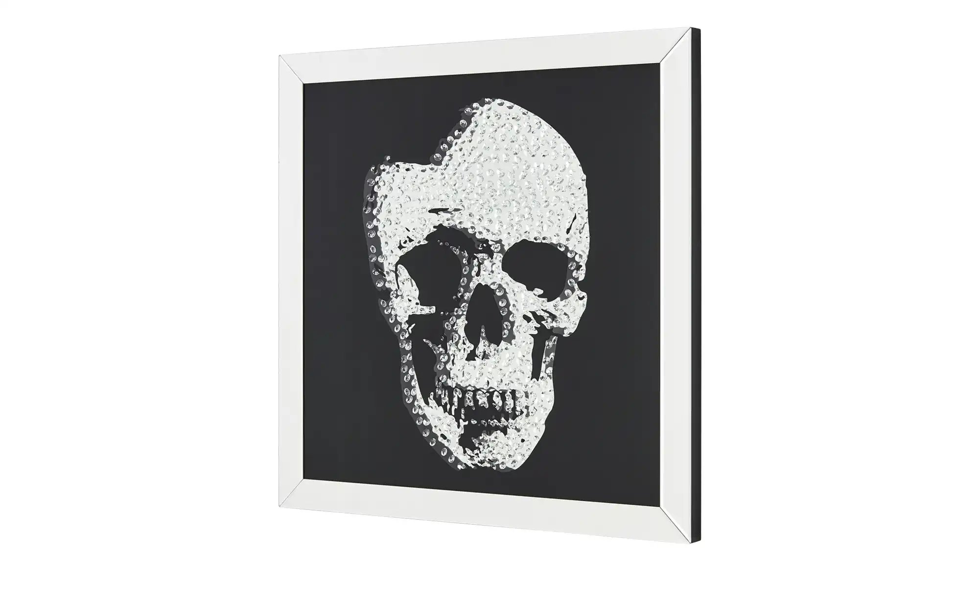 Wandspiegel mit Totenkopf Xino