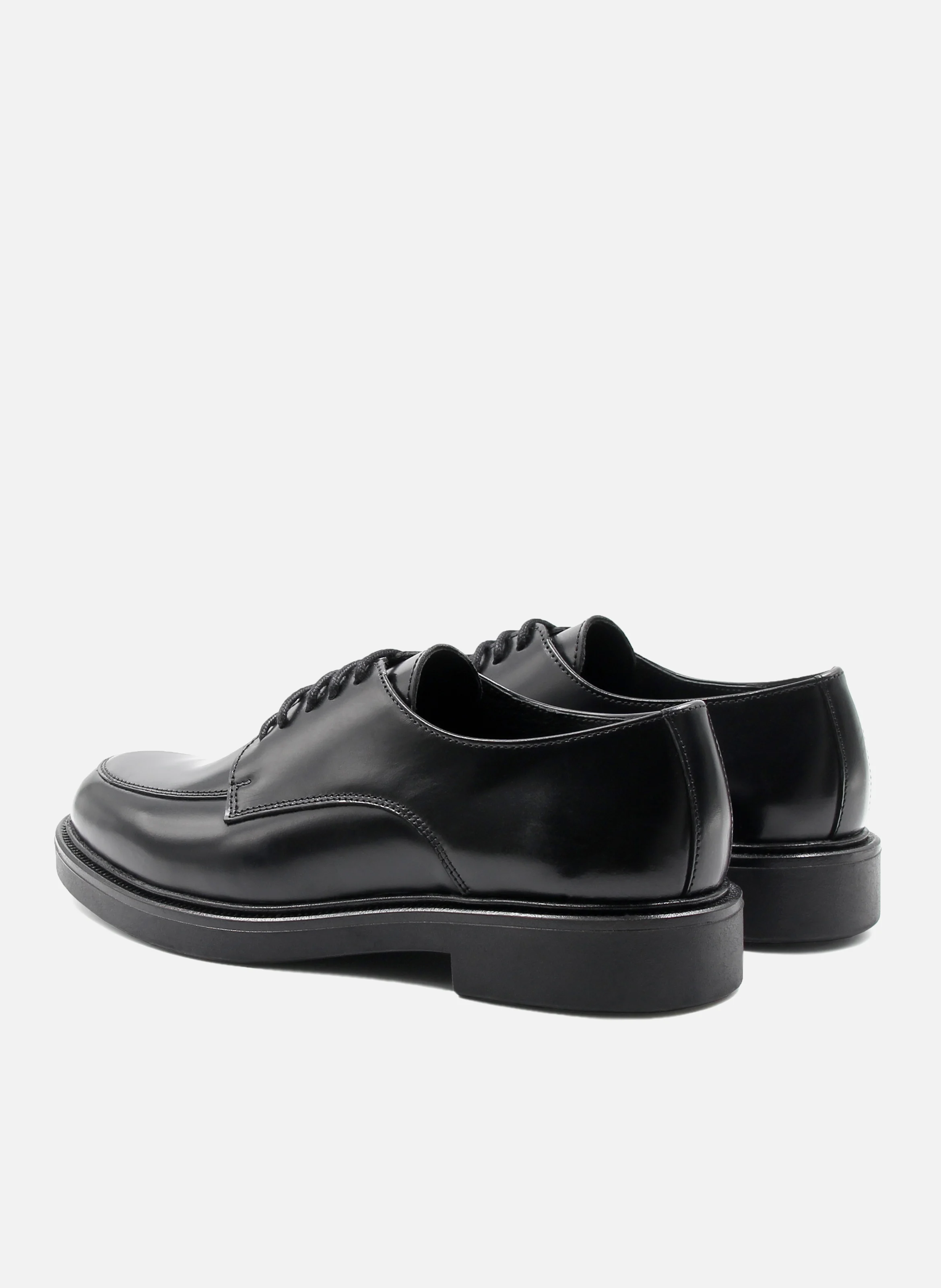 Derbies cuir brillant | Noir