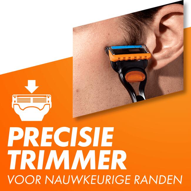 Gillette Fusion5 Power Navulmesjes 4 Stuks