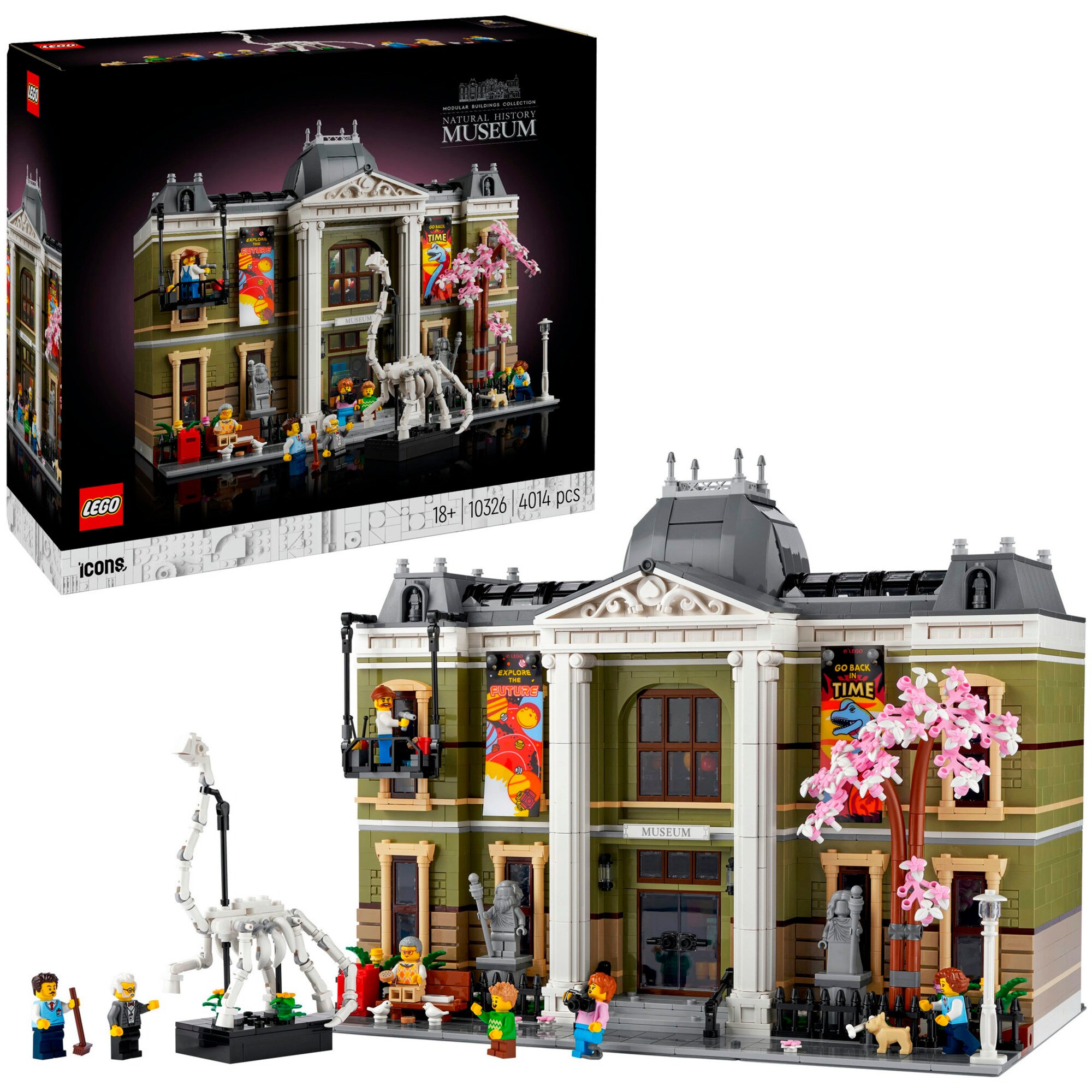 LEGO Konstruktionsspielzeug Icons Naturhistorisches Museum