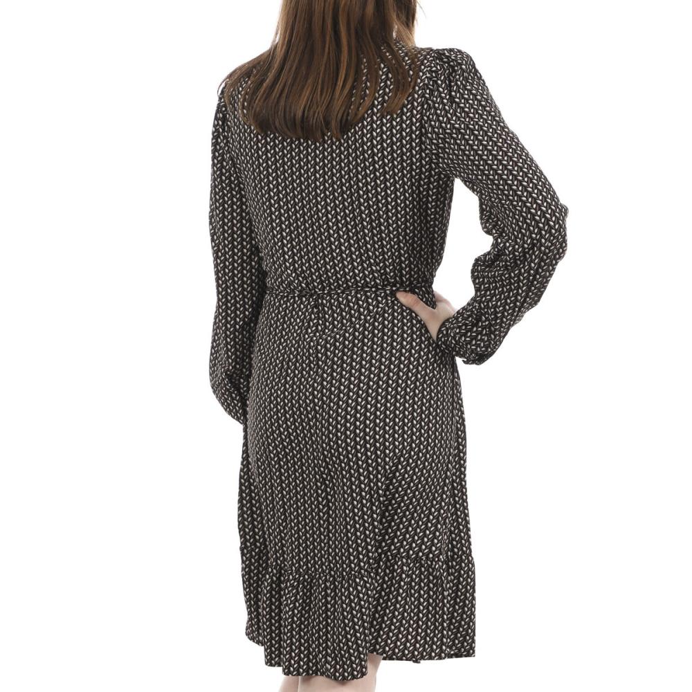 JDY Robe Noir imprimé Femme JDY Piper