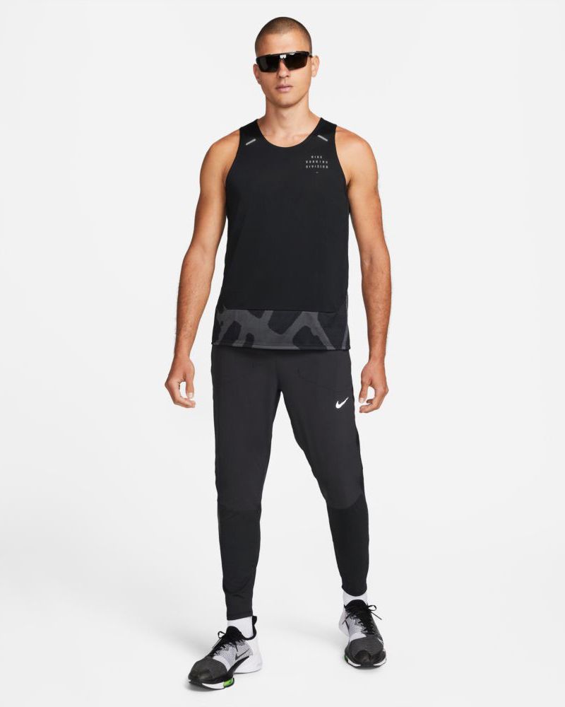Haut de running sans manches Nike Dri-FIT Noir pour homme