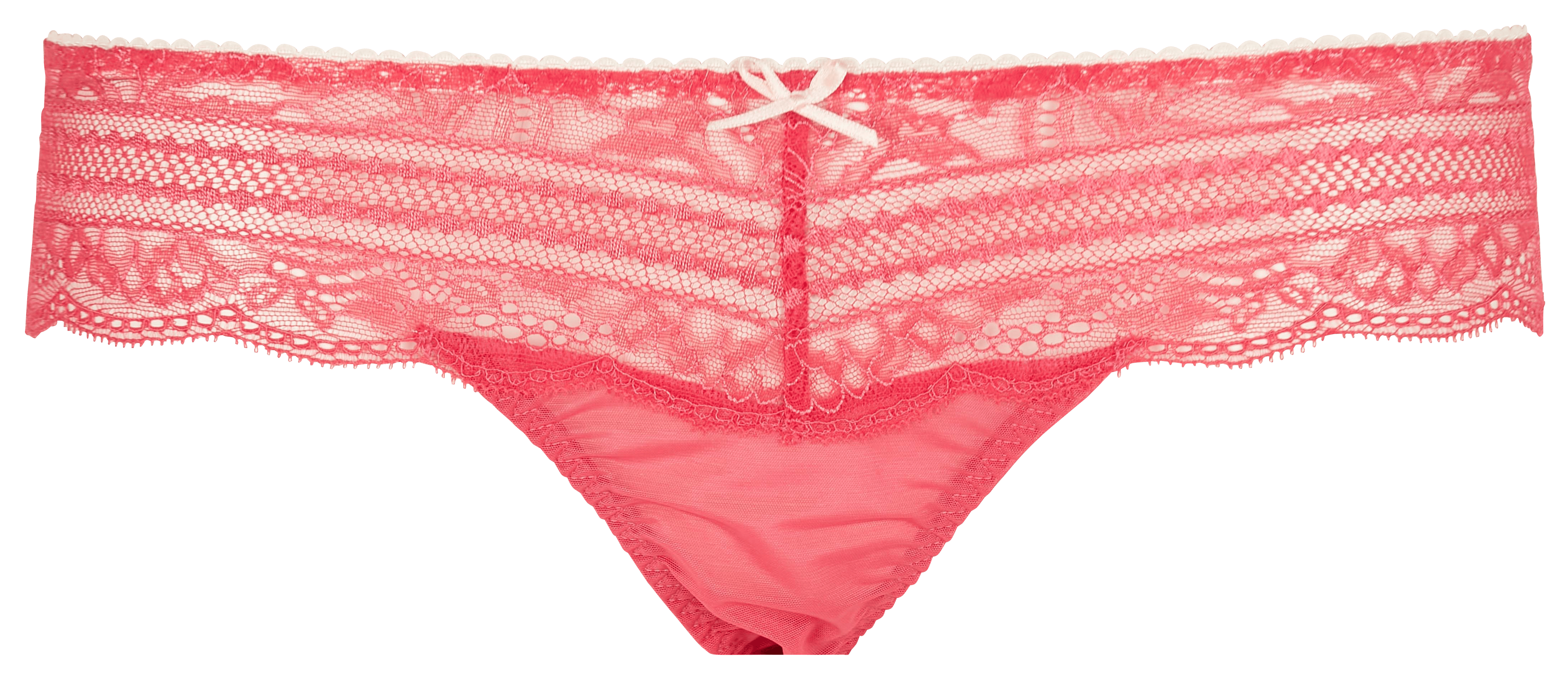 JANE B - Tanga en dentelle | Rose