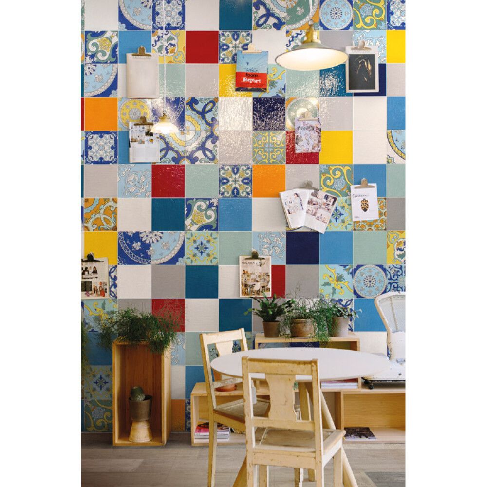 FLIS COLOR TURKIS BLANK 21,6X21,6CM 1,31M²