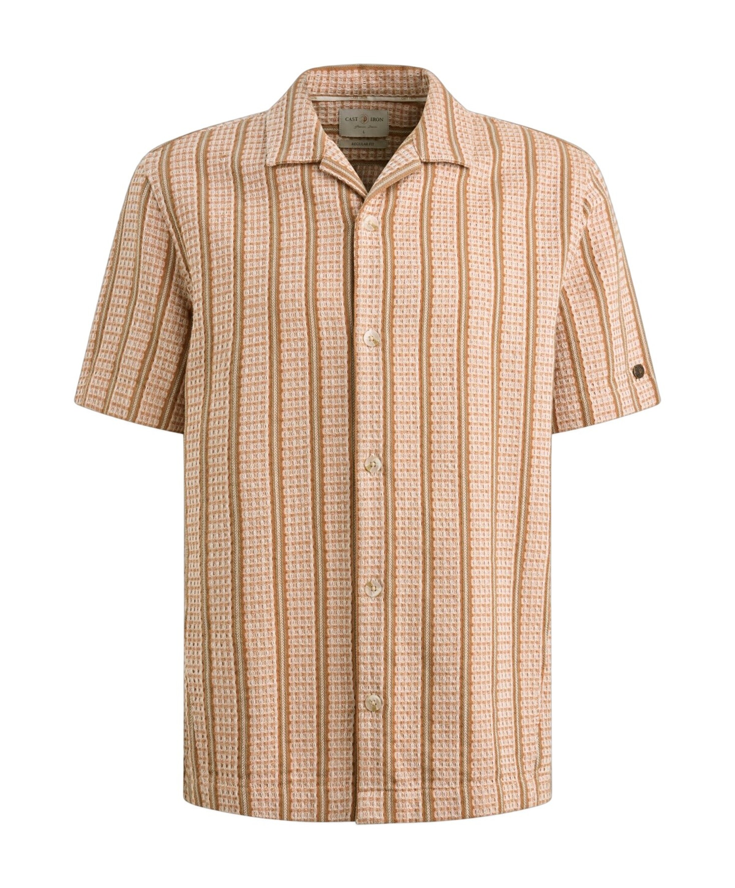Cast Iron Heren overshirt oranje