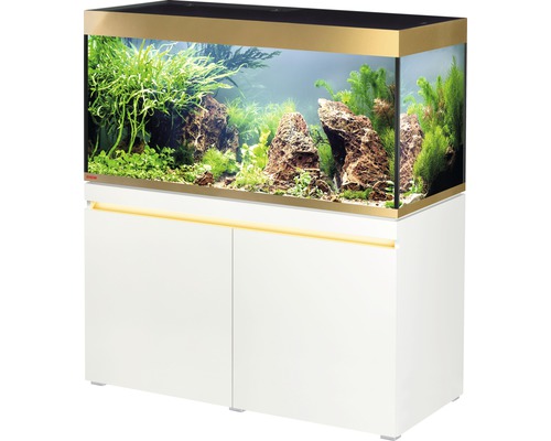 EHEIM incpiria 430 goud aquariumcombinatie - Limited Edition met verlichting en kast