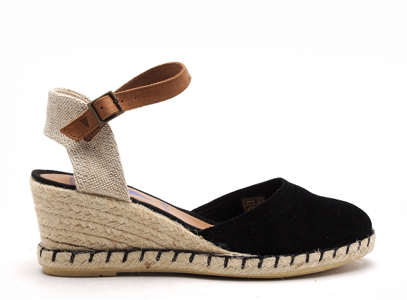 Verbenas nu pieds talons femme malena serraje noir