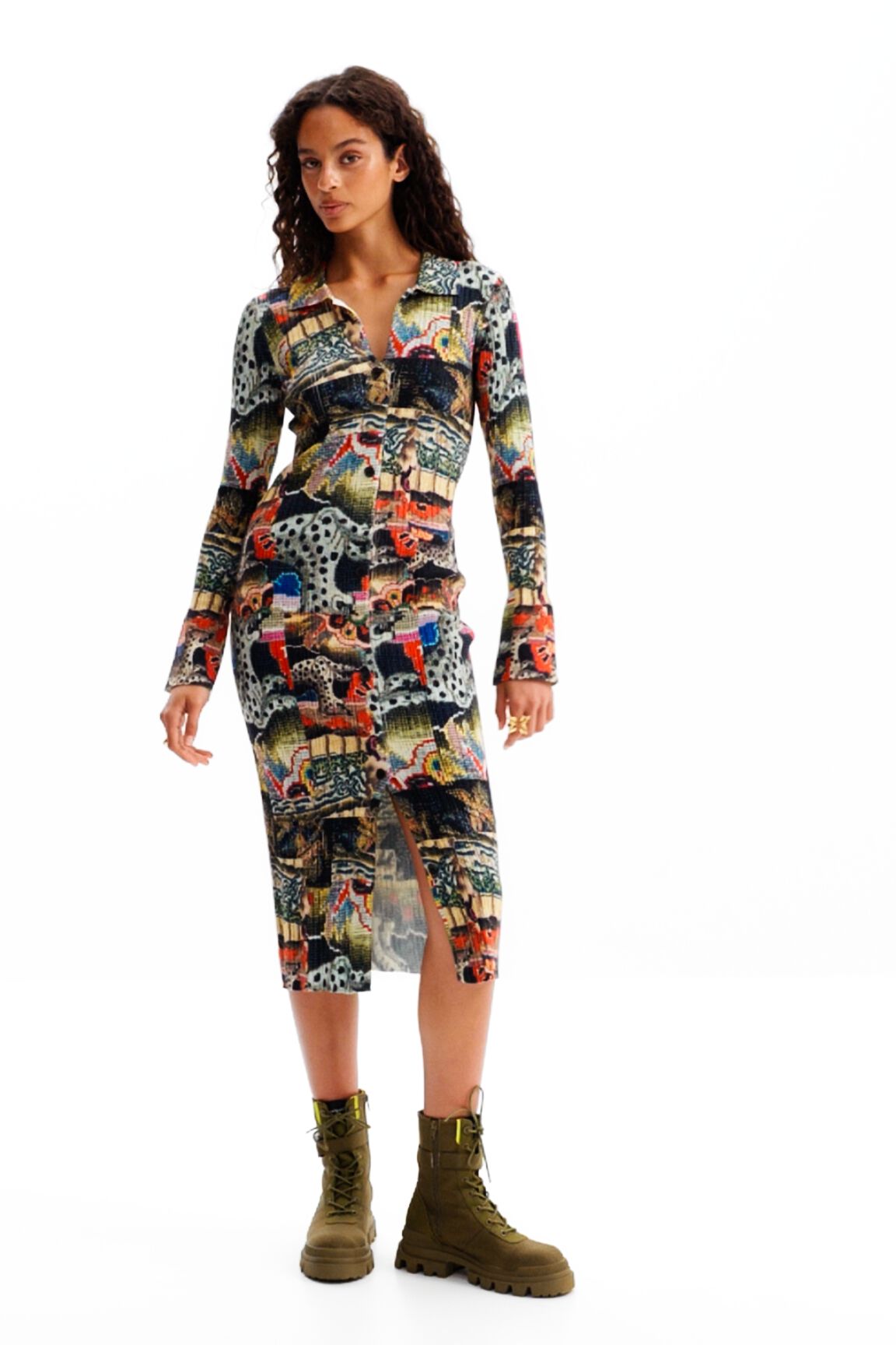 Robe midi tapisserie M. Christian Lacroix