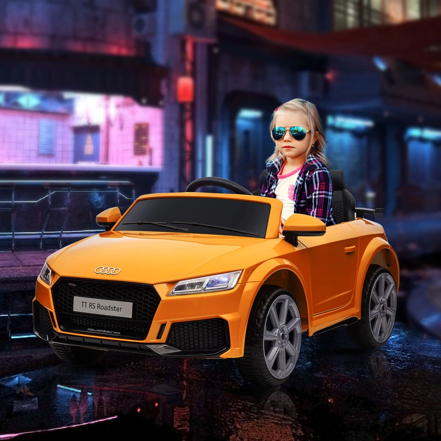 HOMCOM Kinder Elektroauto gelb