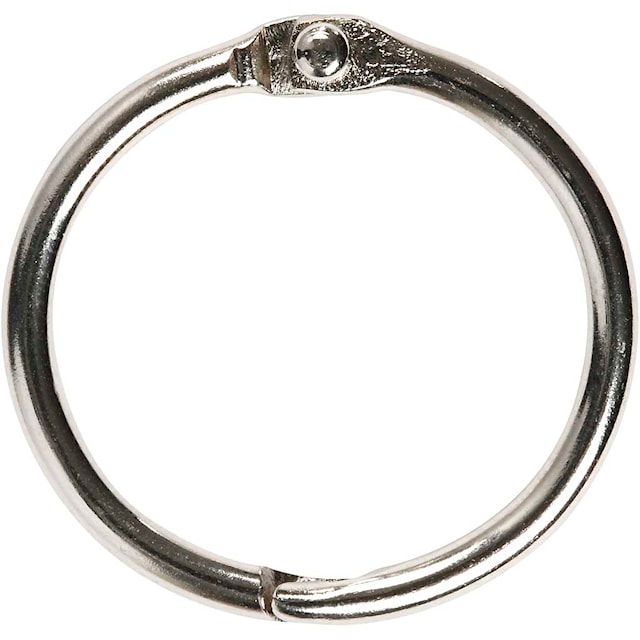 Bokring, dia. 25 mm, tykkelse 2,7 mm, 10 stk./ 1 pk.