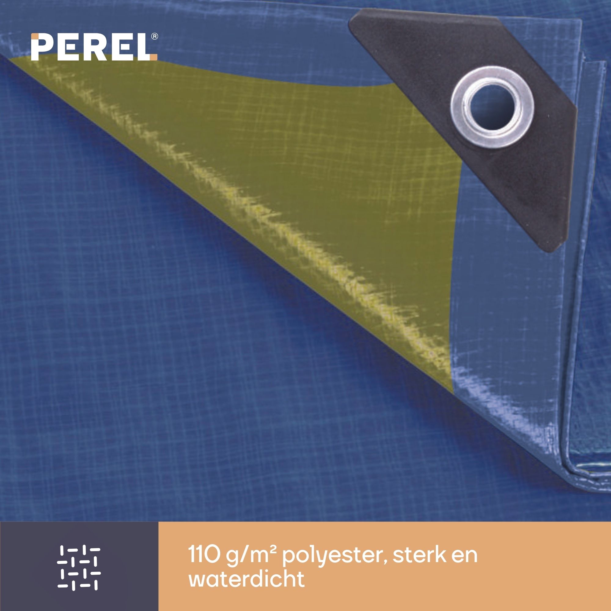 Perel 110 g/m2 grondzeil - 500 x 600 cm