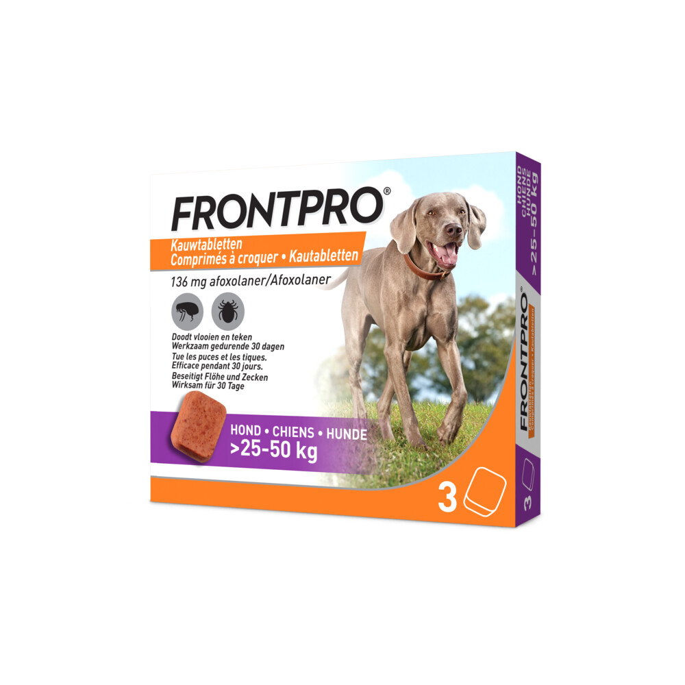 Frontpro Hond XL 25-50 kg3 tabletten