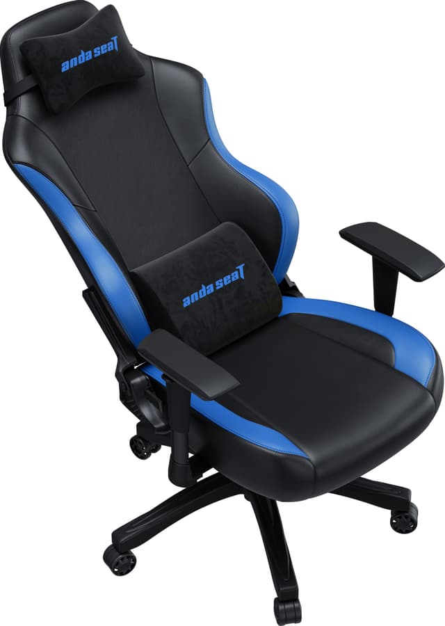 AndaSeat Luna gaming-stol (sort/blå)