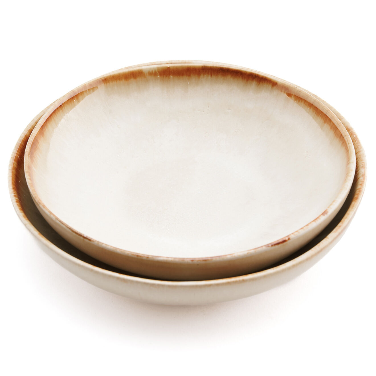 Bazar Bizar 6 Bols Cascais blancs - D.16.5xH.3.5 cm