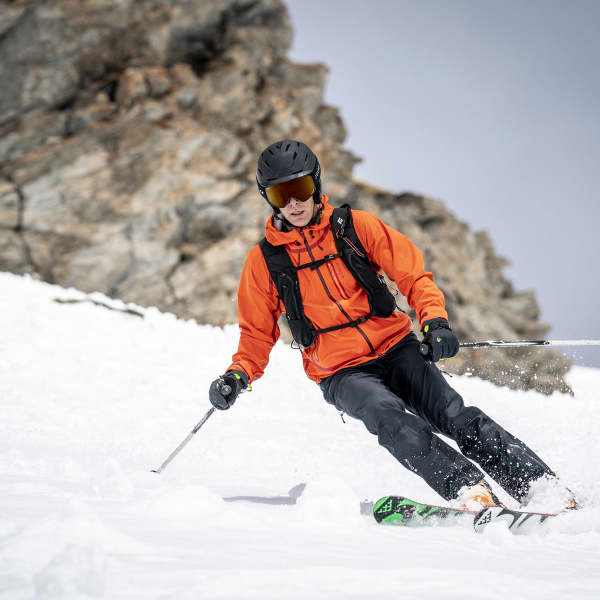 Pantalon ski de randonnée AYAQ NUNATAK HYBRID PANTS M BLACK STORM