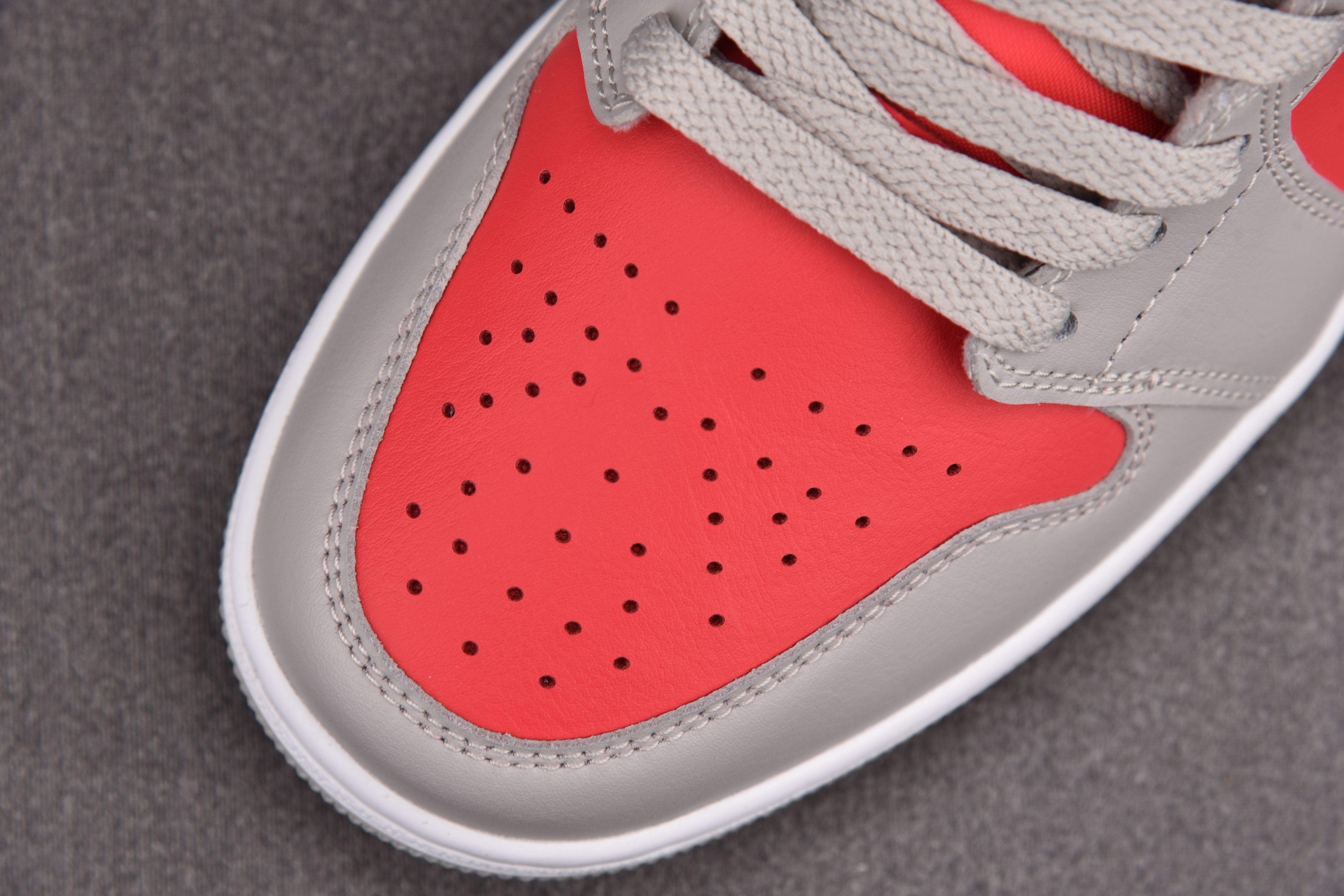 Jordan 1 Retro Low Light Iron Ore Siren Red (Women Size!!)