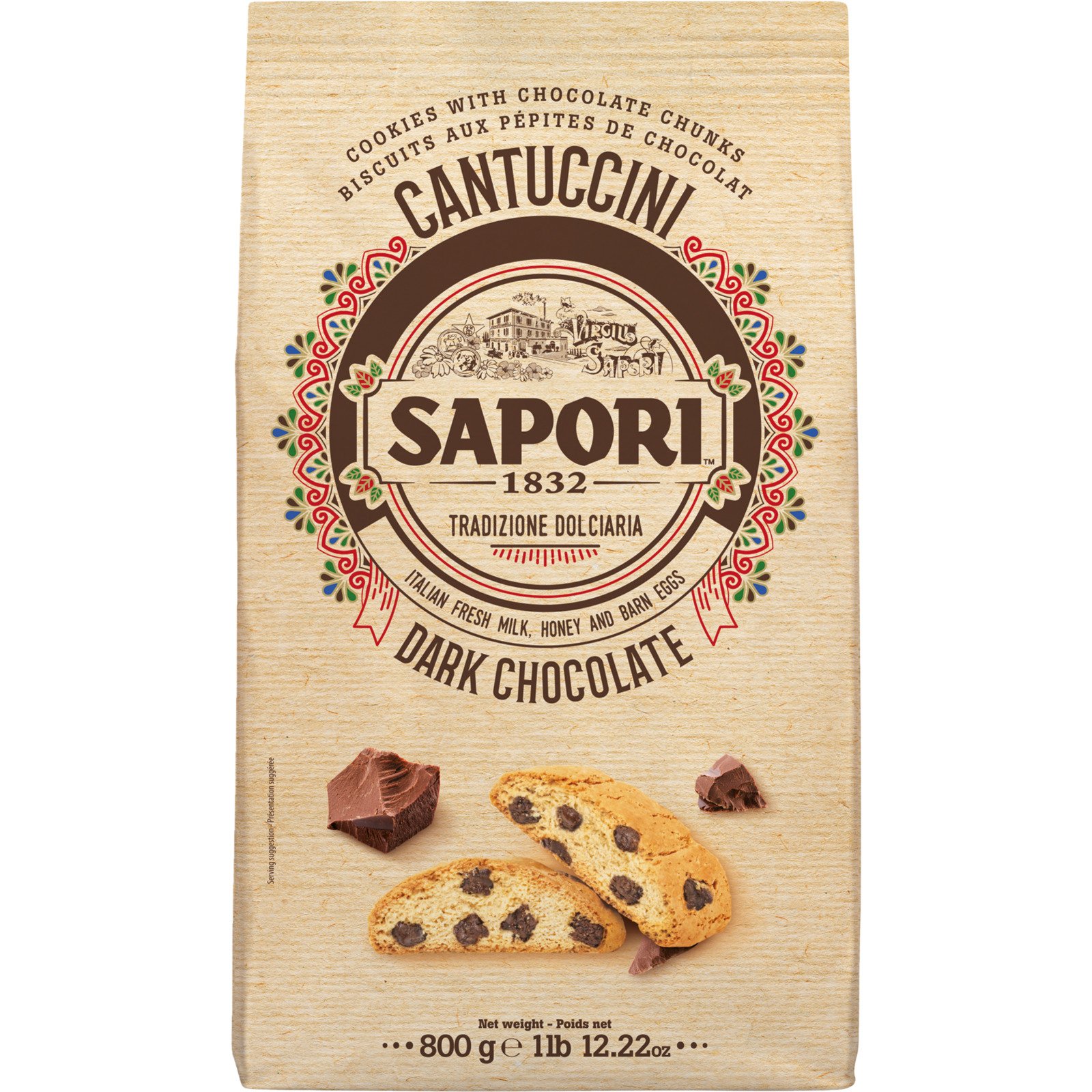Sapori Cantuccini Schoko 800 g