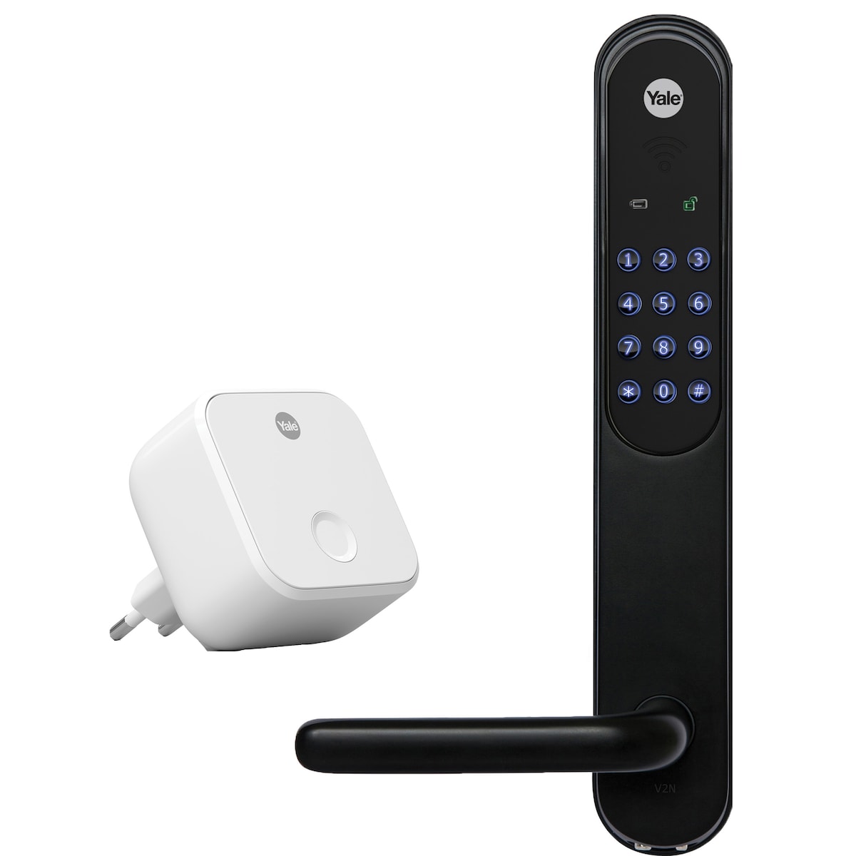 Yale Doorman Classic Connected digital dørlås (sort)