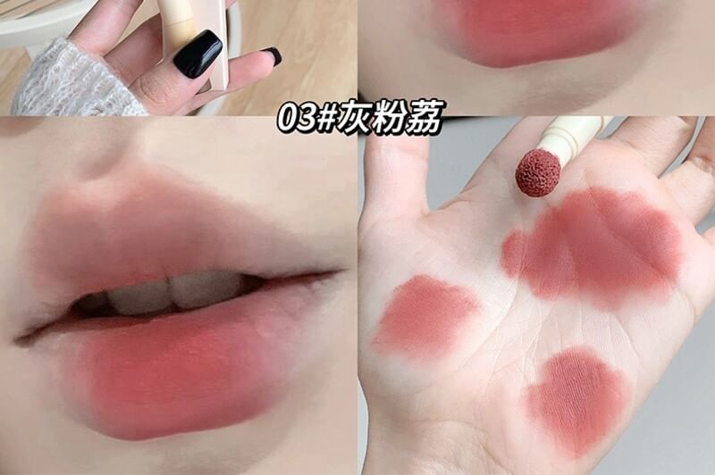 Gege Bear - Velvet Mist Lip Powder Cream - 4 kleuren