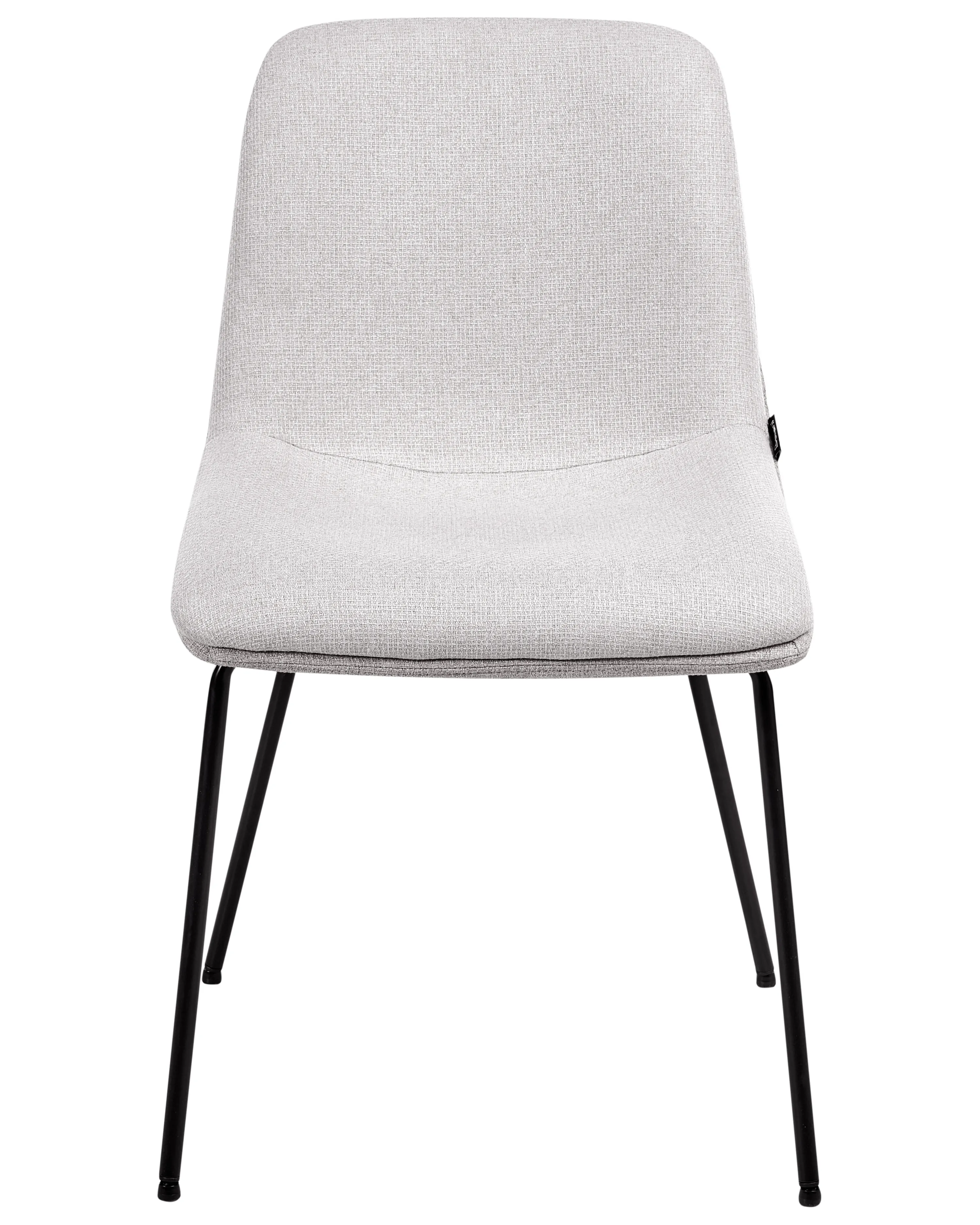 Set van 2 eetkamerstoelen LORIDA Stof Lichtgrijs