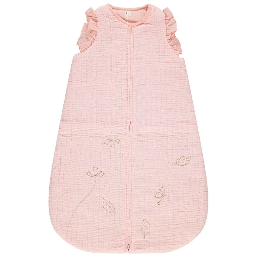 Gigoteuse sans manches en gaze de coton TOG 3.5 - Prémaman - Rose