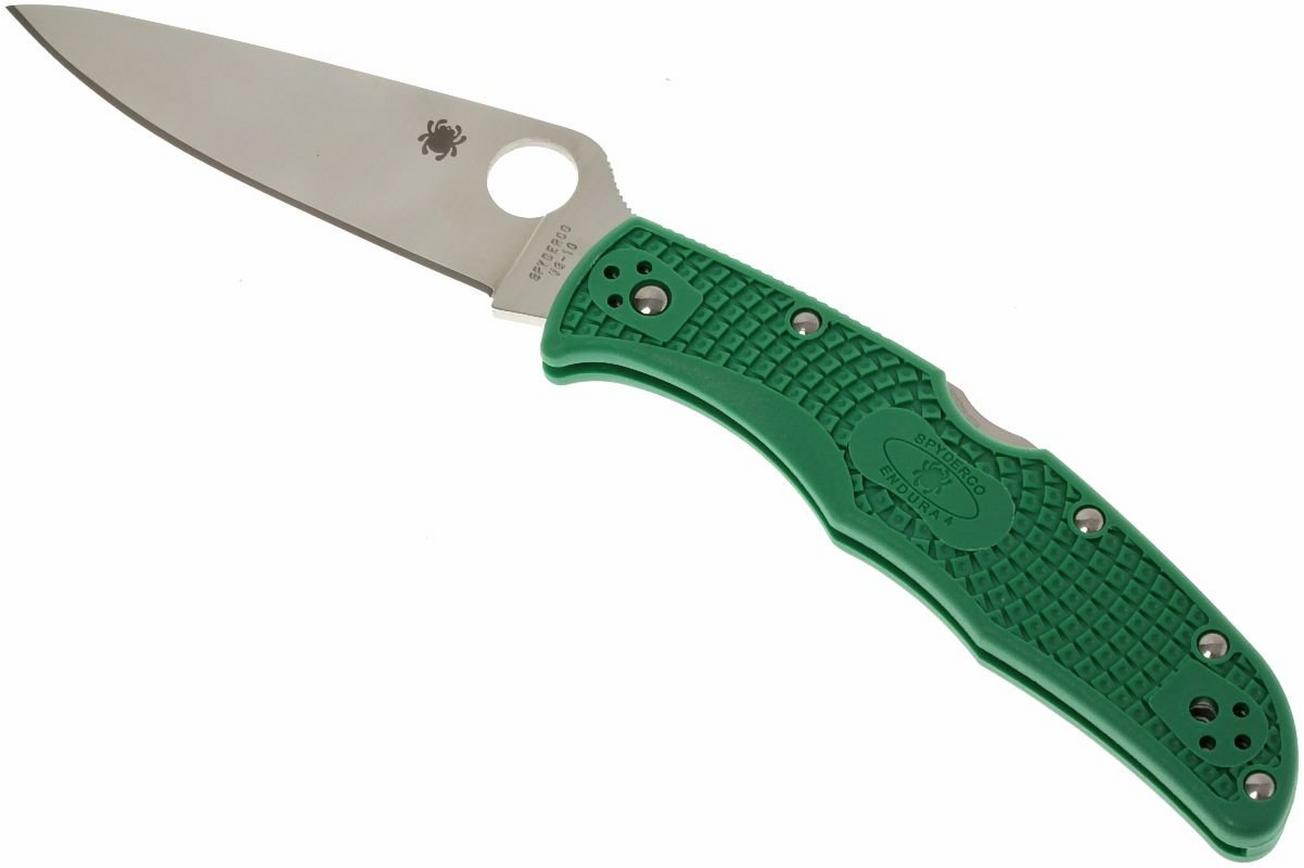 Spyderco Endura 4 Green C10FPGR zakmes