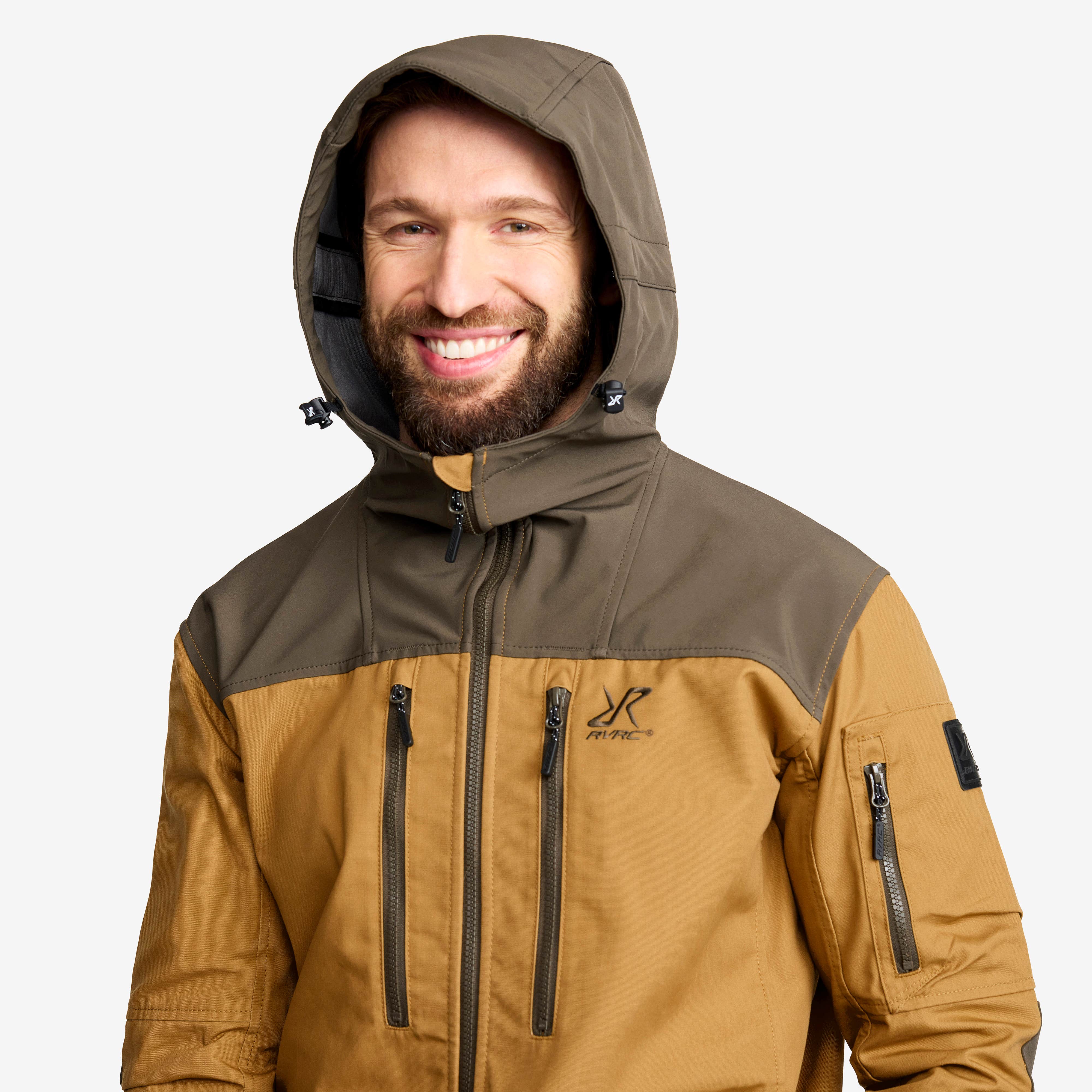 Outdoor Jacket Herre Mud/Dijon