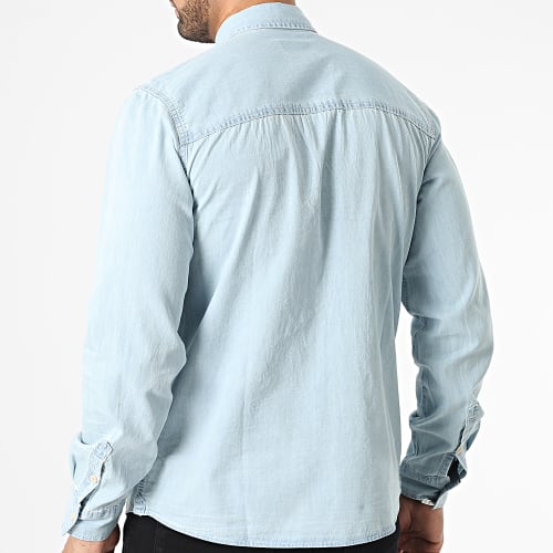 Chemise Jean Manches Longues Matchy 03T4901M Bleu Wash