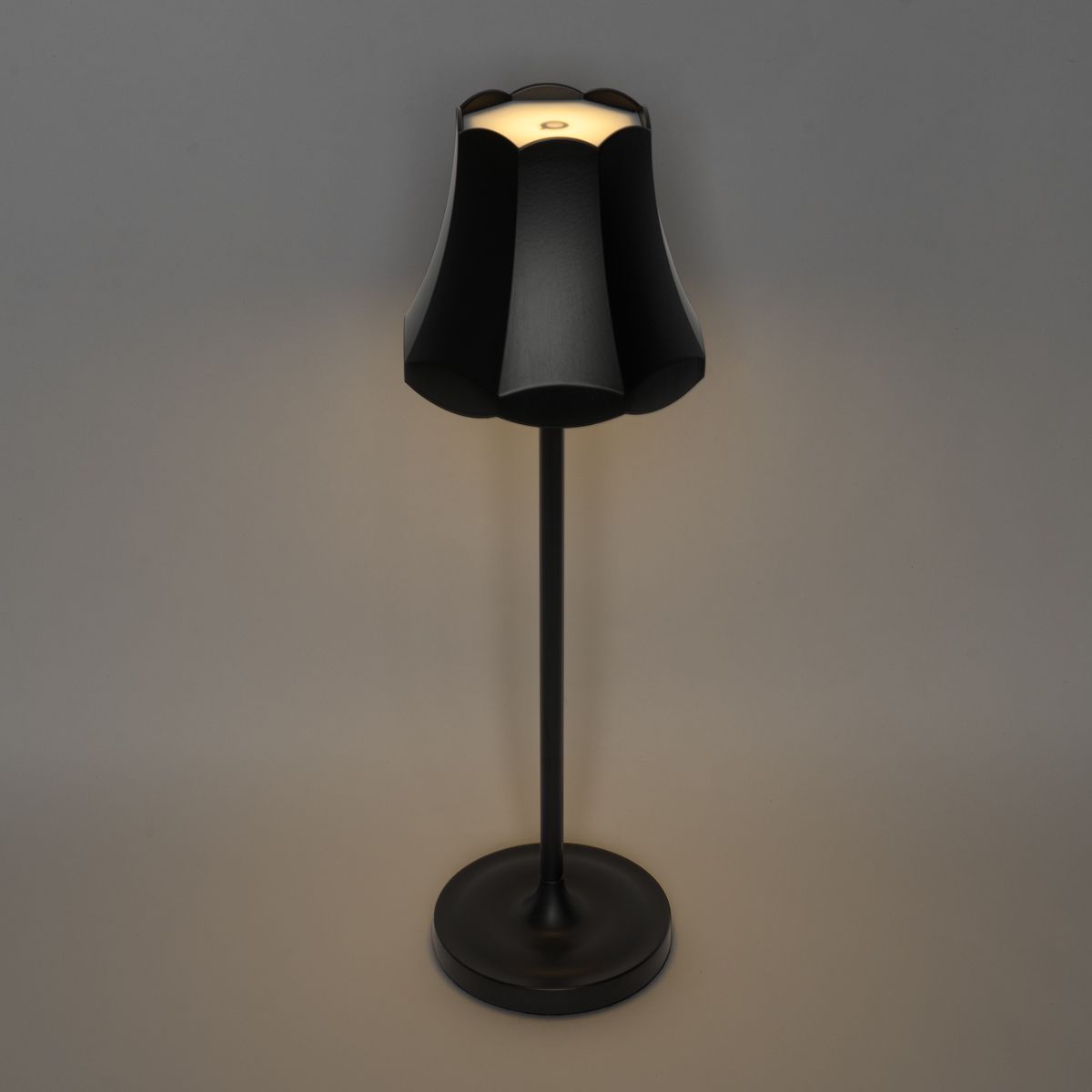 Set van 2 retro tafellampen zwart oplaadbaar IP44 - Granny