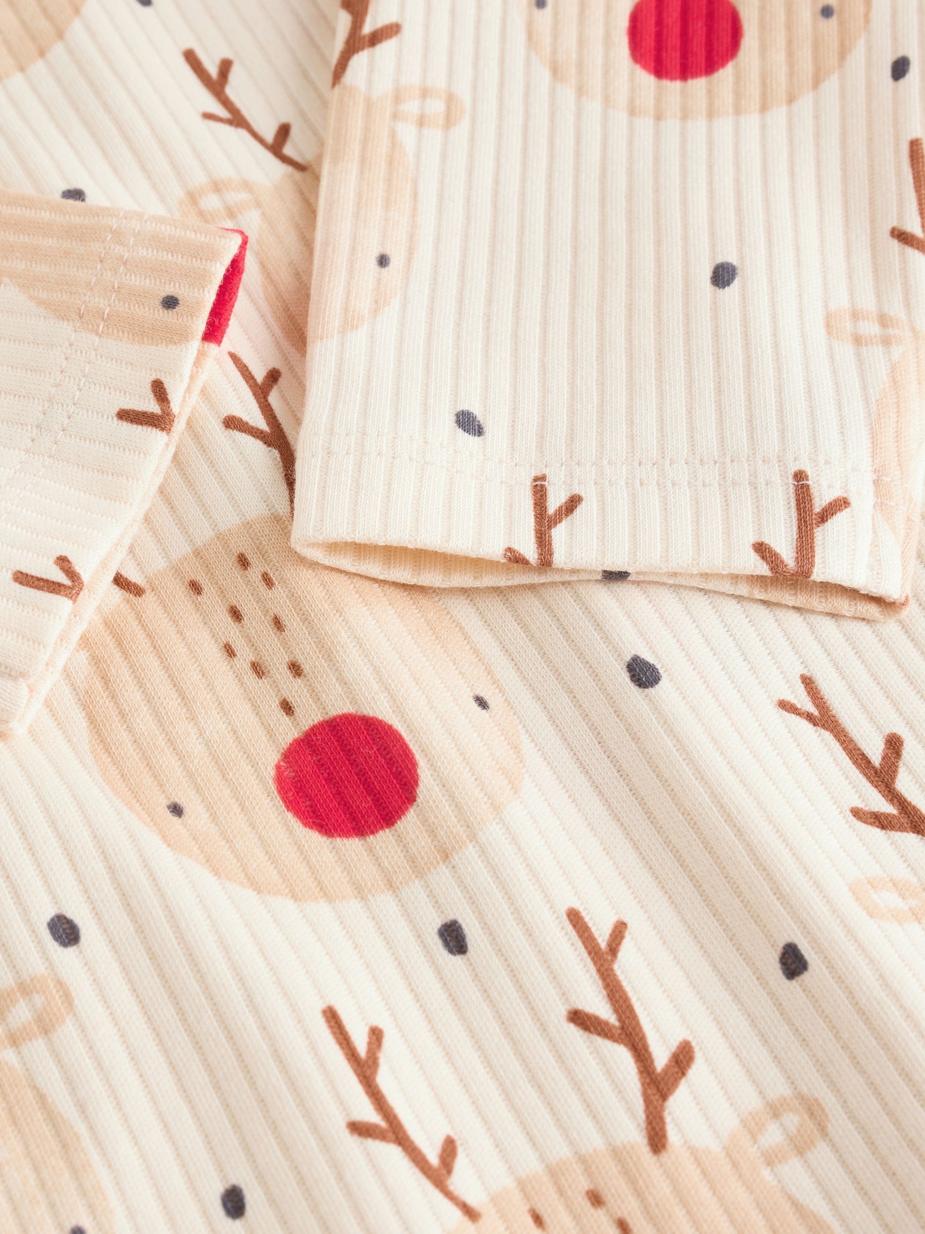 Multi - Verpakking van 3 Kerstmis Baby Bodysuits