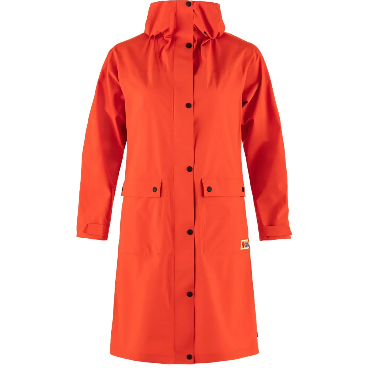 Fjällräven Women's Vardag Rain Parka Flame Orange