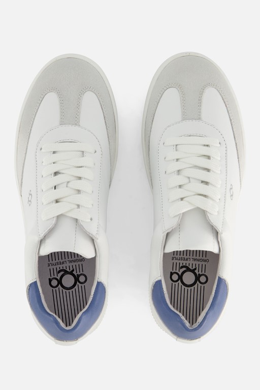 Aqa Sneakers wit Suede