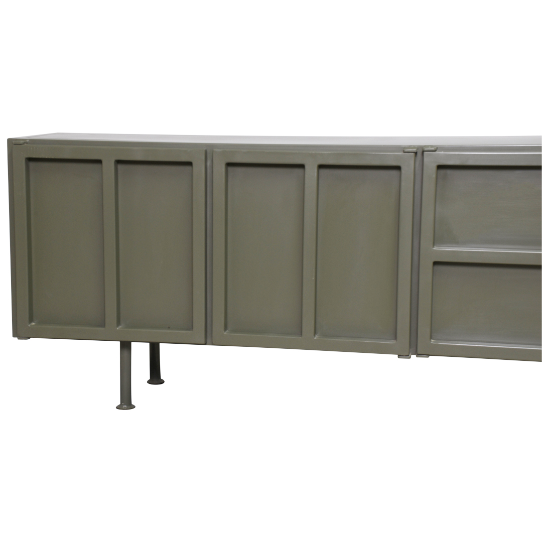 TV-dressoir Calgary Olijf 54x200x33.5cm