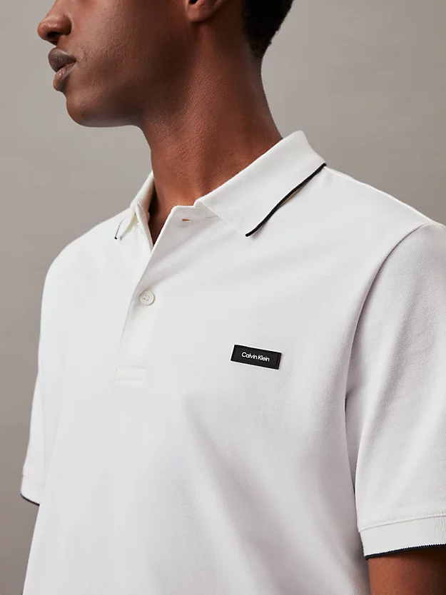 Camisa polo de corte justo