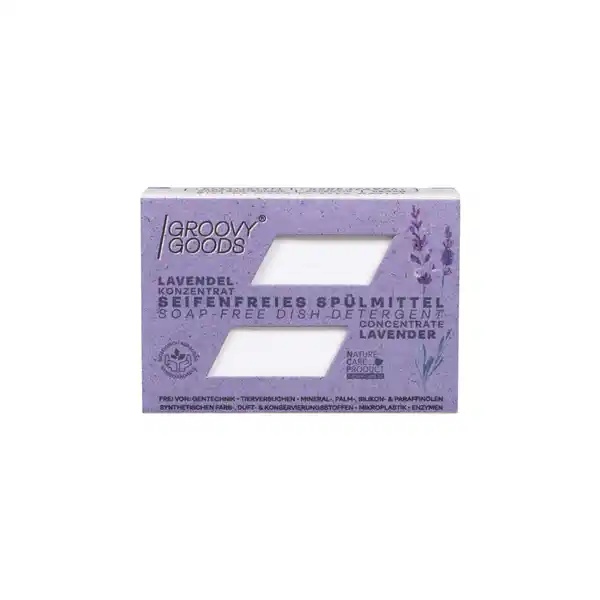Seifenfreies, festes Spülmittel, Bio-Lavendel