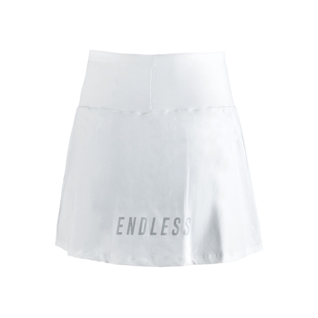 Endless Minimal High Waist Jupe Femmes - Blanc , Argent