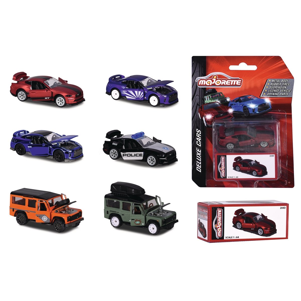 Coffret 1 voiture Gamme Majorette Deluxe Cars