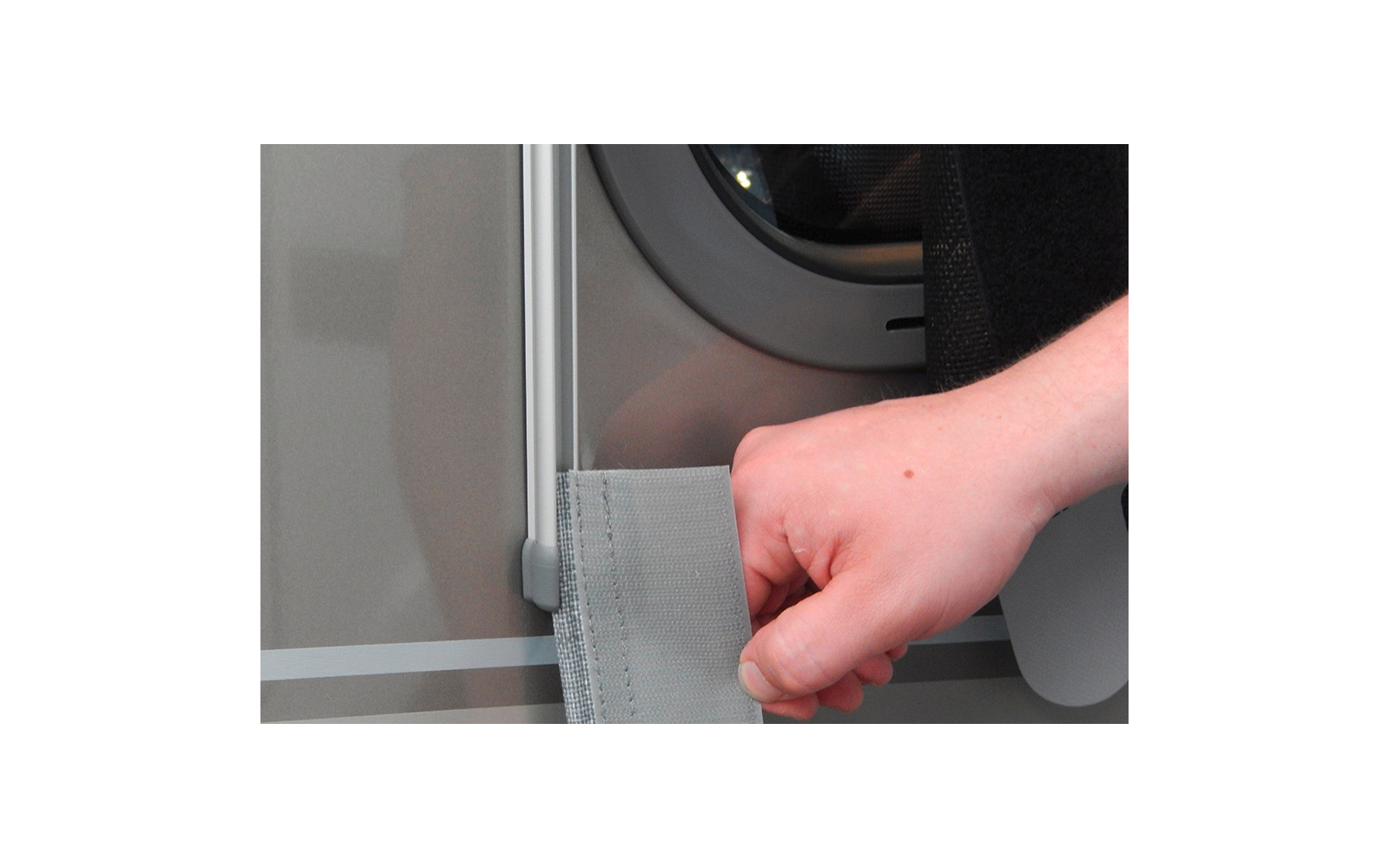 Hindermann Vorzeltkeder für Reparaturen Polyvinylchlorid- Keder Silber 6 Meter