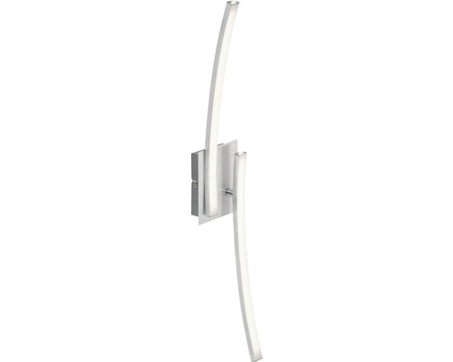 LED plafondlamp 2x6W 480 lm 3000 KL 63,5 cm Go aluminium/wit