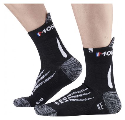 Chaussettes De Running Monnet Run Ice Noir
