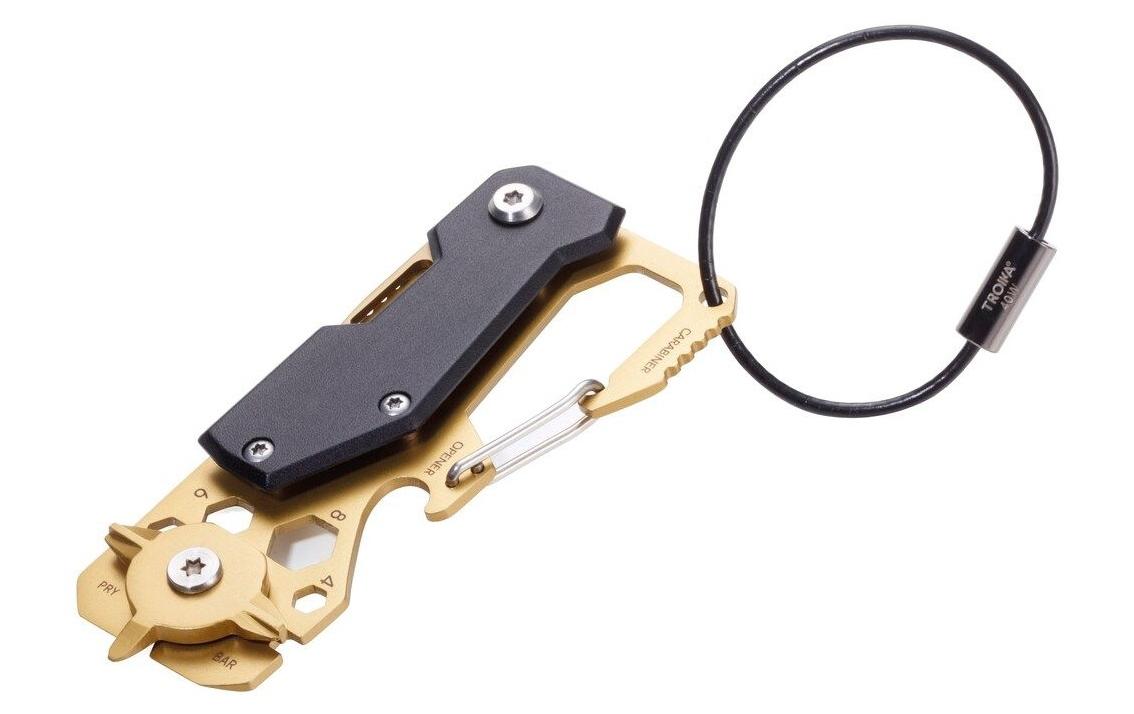 Taschenmesser Toolinator 10 Funktionen Gold/SchwarzTaschenmesser mit Wechselbaren Werkzeugen