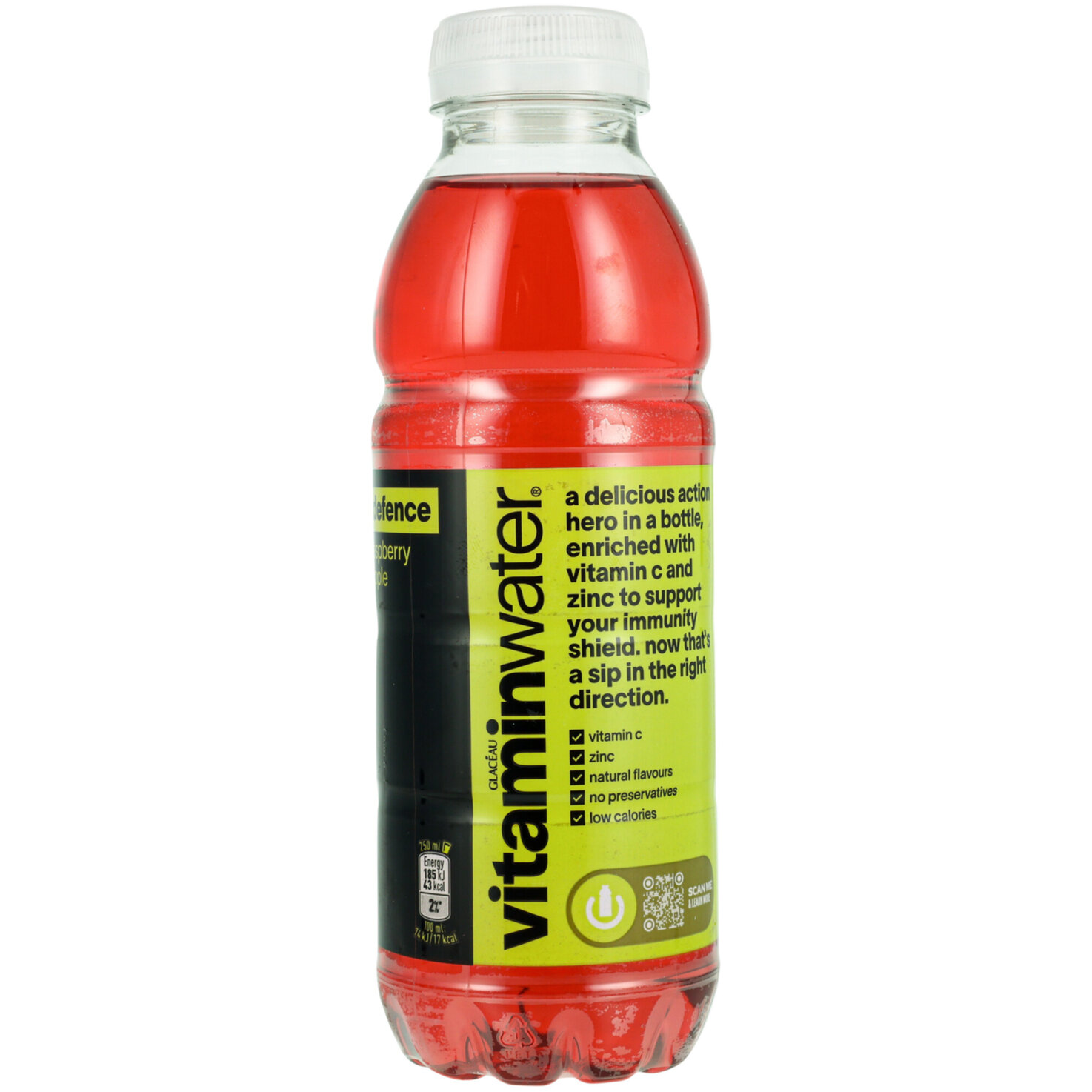 Vitaminwater defence Himbeere Apfel 6x 50cl -6x 50cl
