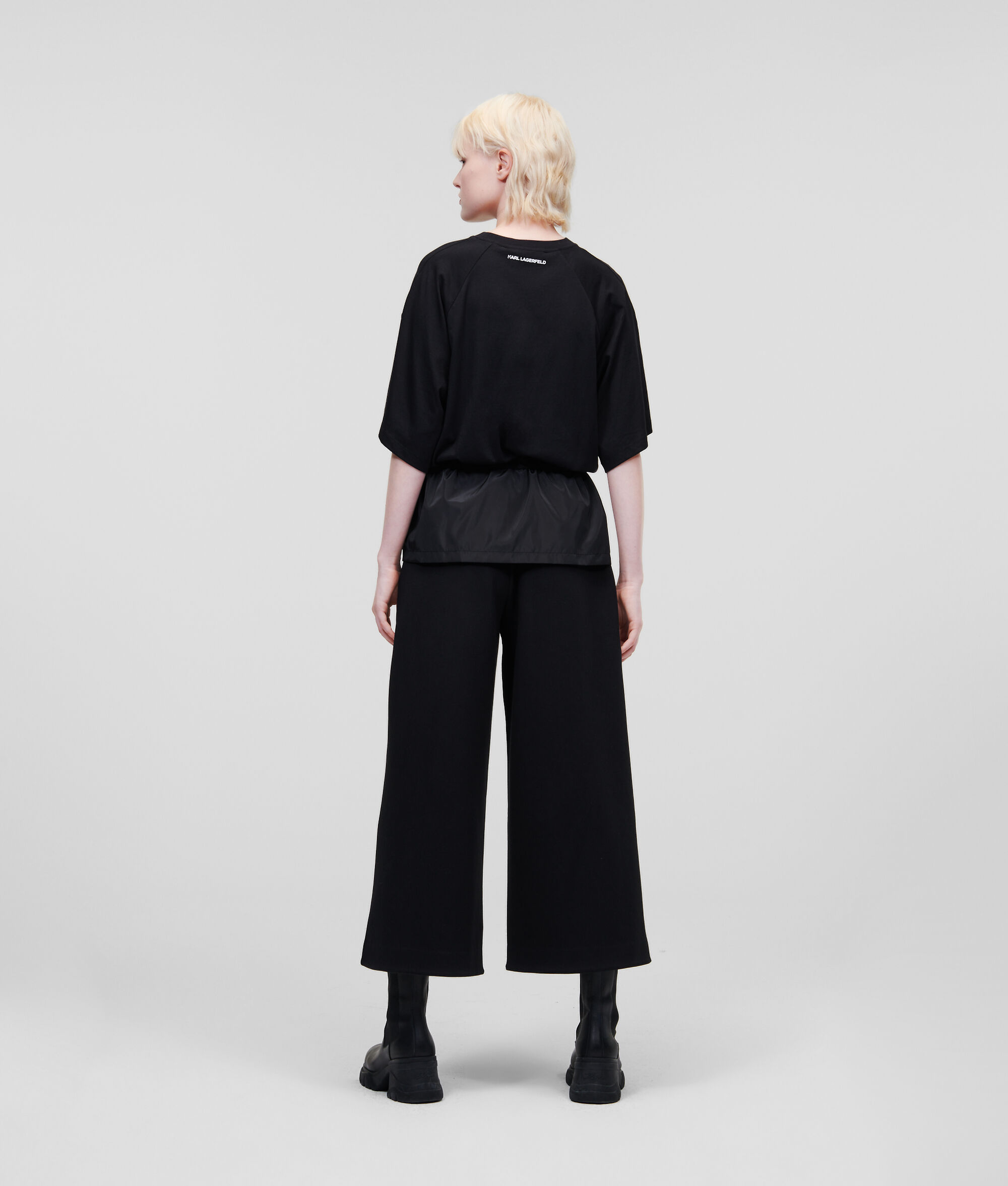T-SHIRT PÉPLUM EN NYLON